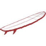 Surfboard red