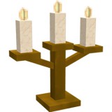 Gold candlestick